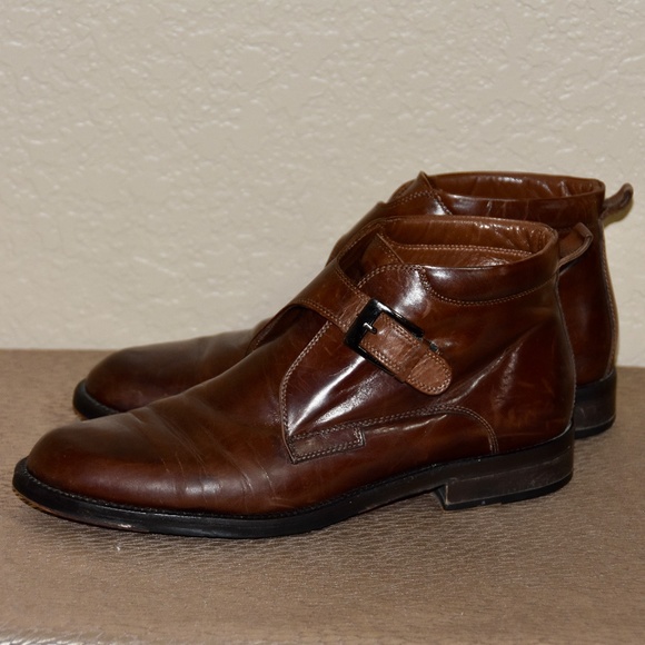 Johnston & Murphy Men\'s Size 8.5 Brown Leather Shoes Boots main image 2